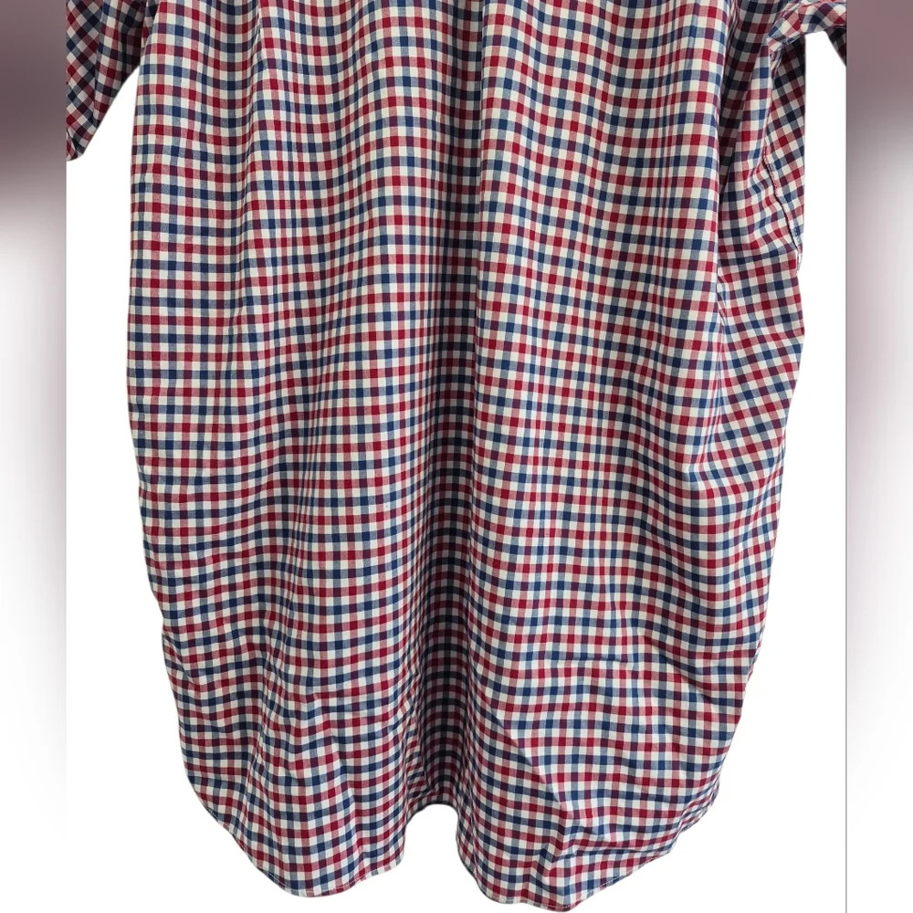 J. Crew Wrinkle Resistant Plaid Button Down Shirt LT Preppy Classic Heritage